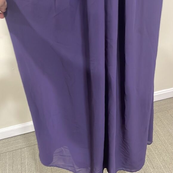 NWOT David’s Bridal Lapis Strapless Bridesmaid Dress. Size 6. - Picture 4 of 13